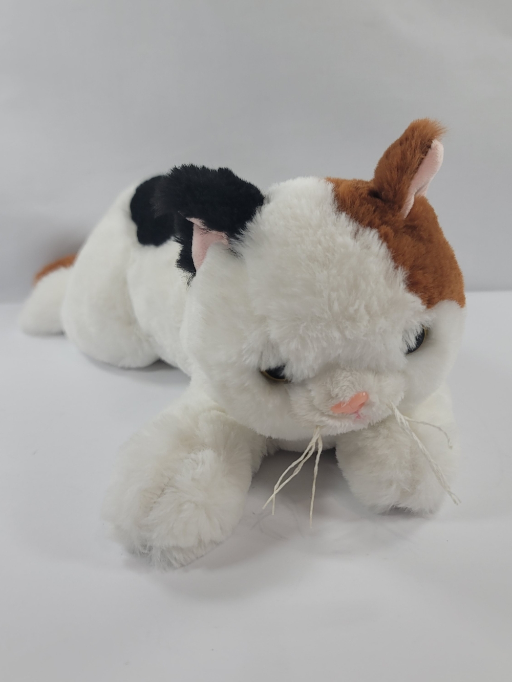 Sunlemon Lap-Sized Calico Cat Plush Toy M  Knee Japan
